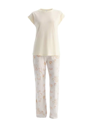 Obrázek produktu Dagi Pyžamo světle žlutá / jasně oranžová / offwhite