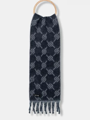 Obrázek produktu Daily Paper Šátek z vlněné směsi Daily Paper Riyo Monogram námořnická modř
