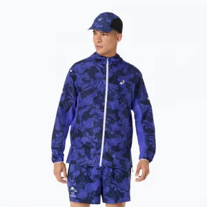 Obrázek produktu Dámská běžecká bunda ASICS Fujitrail Packable cobalt burst / indigo blue / cream