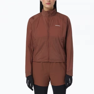 Obrázek produktu Dámská běžecká bunda Salomon Shakeout Fly burnt umber Hnědá