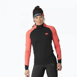 Obrázek produktu Dámská běžecká mikina DYNAFIT Alpine Hooded ultra coral / 0910 Černá