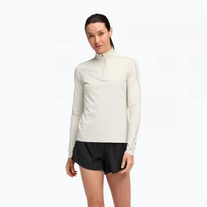 Obrázek produktu Dámská běžecká mikina HOKA GlideTech Quarter Zip ruffle salt Béžová