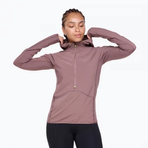 Obrázek produktu Dámská běžecká mikina HOKA Sky Glow Half Zip smokey quartz fialová