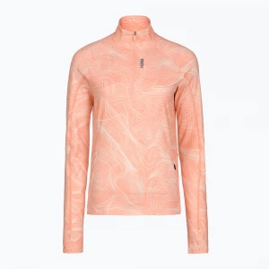 Obrázek produktu Dámská běžecká mikina HOKA Skyform Half Zip CLF PRT sunstone print oranžová