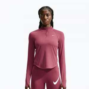 Obrázek produktu Dámská běžecká mikina Nike Tempo Dri-Fit 1 / 4 Zip pink smoke