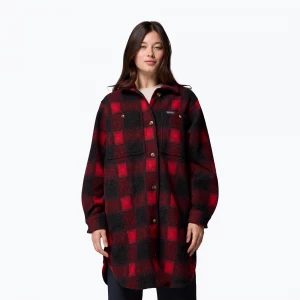Obrázek produktu Dámská košile Columbia Wildbest Venture Long Fleece Coat mountain red blurred ombre Černá