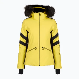 Obrázek produktu Dámská lyžařská bunda CMP 35W0246 with zip, hood and faux fur winter sun Žlutá