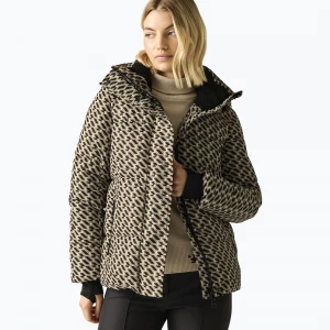 Obrázek produktu Dámská lyžařská bunda Dare 2b Allure Jacket white pepper geo print Hnědá