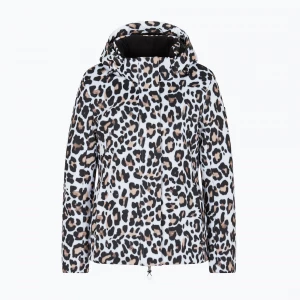 Obrázek produktu Dámská lyžařská bunda EA7 Emporio Armani Ski Kitzbuhel Softshell fancy white animalier