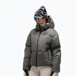 Obrázek produktu Dámská lyžařská bunda Oakley Icicle Cropped cement melange šedá