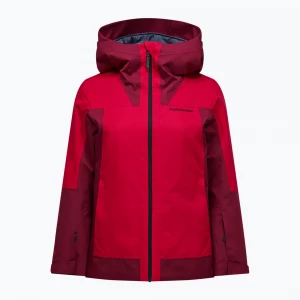 Obrázek produktu Dámská lyžařská bunda Perak Performance Rider Tech Insulated vertical zenith / tech burgundy Peak Performance Červená