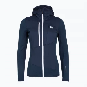 Obrázek produktu Dámská mikina ORTOVOX Fleece Grid Hoody deep ocean Námořnická modř