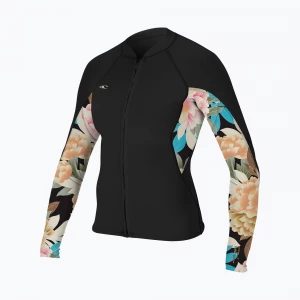 Obrázek produktu Dámská neoprenová bunda O'Neill Bahia 1 / 0, 5 mm Full-Zip Jacket black / mikah floral / black