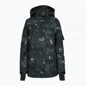 Obrázek produktu Dámská snowboardová bunda 4F F586 multicolor allover Černá