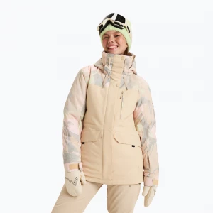 Obrázek produktu Dámská snowboardová bunda ROXY Dawnrae Parka pebble swirl Béžová