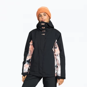 Obrázek produktu Dámská snowboardová bunda ROXY Galaxy peach pink big dreamy picture Černá