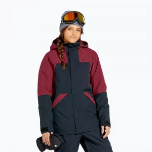Obrázek produktu Dámská snowboardová bunda Volcom Shelter 3D Stretch burgundy Černá