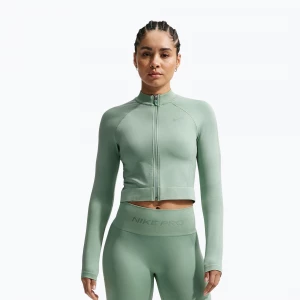 Obrázek produktu Dámská tréninková mikina Nike Pro Seamless Full Zip Top steam Zelená