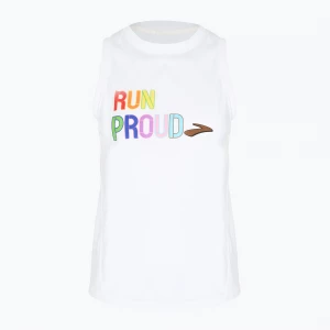 Obrázek produktu Dámské běžecké tričko Brooks Distance Graphic Tank white / rainbow / brow Bílá