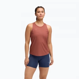 Obrázek produktu Dámské běžecké tričko HOKA Airolite Tank 2.0 red Hnědá