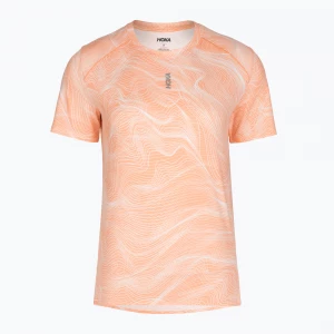 Obrázek produktu Dámské běžecké tričko HOKA EveryRun CLF PRT sunstone print oranžová