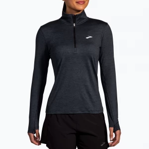 Obrázek produktu Dámské běžecké tričko longsleeve Brooks Dash 1 / 2 Zip 2.0 htr black