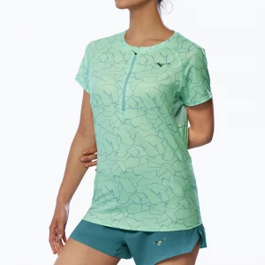 Obrázek produktu Dámské běžecké tričko Mizuno Graphic Trail Tee neo mint Zelená