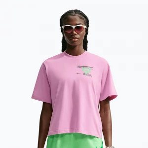 Obrázek produktu Dámské běžecké tričko Nike Swift Dri-Fit pink rise / illusion green