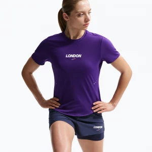Obrázek produktu Dámské běžecké tričko Nike Swift London Dri-Fit court purple fialová