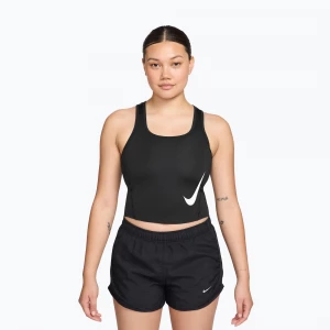 Obrázek produktu Dámské běžecké tričko Nike Swoosh Run Dri-Fit black / white