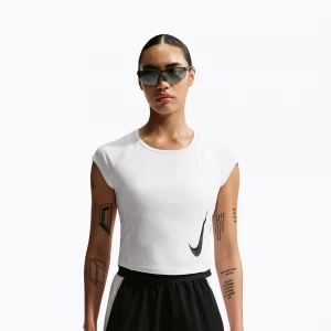 Obrázek produktu Dámské běžecké tričko Nike Swoosh Run Dri-Fit white / photon dust / black