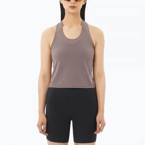 Obrázek produktu Dámské běžecké tričko Salomon Sense Aero Short Tank iron Béžová