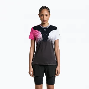Obrázek produktu Dámské běžecké tričko X-Bionic Corefusion Run dot fade / neo pink / white Černá