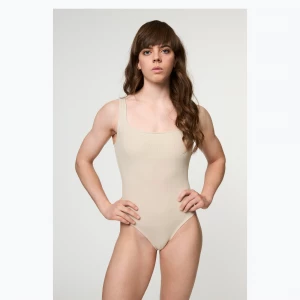 Obrázek produktu Dámské body Girlfriend Collective Penny Square Neck cream Béžová