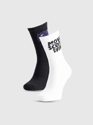 Obrázek produktu Dámské casual ponožky nad kotník (2-pack) - multicolor 4F