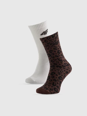 Obrázek produktu Dámské dlouhé ponožky (2-pack) - multicolor 4F