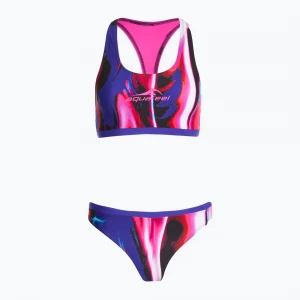 Obrázek produktu Dámské dvoudílné plavky aquafeel Racerback blue pink flames