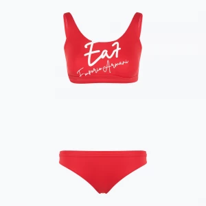 Obrázek produktu Dámské dvoudílné plavky EA7 Emporio Armani Maxi Logo Bikini Top racing red