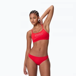 Obrázek produktu Dámské dvoudílné plavky Speedo Endurance+ Logo Thin Strap high risk red
