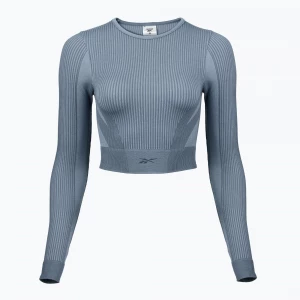 Obrázek produktu Dámské fitness tričko longsleeve Reebok RBK Lab Seamless Crop upgrade blue