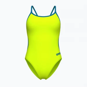 Obrázek produktu Dámské jednodílné plavky Arena Lace Back Solid artic lime / blue cosmo Žlutá