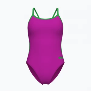 Obrázek produktu Dámské jednodílné plavky Arena Lace Back Solid very fuchsia / team green Růžová