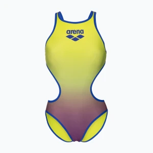 Obrázek produktu Dámské jednodílné plavky arena One Shaded Print Tech One Back artic lime violetta multi / neon blue Žlutá