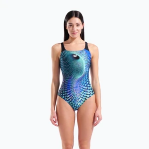 Obrázek produktu Dámské jednodílné plavky arena Peacock Swim Pro Back multi green / black Modrá