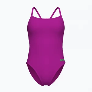 Obrázek produktu Dámské jednodílné plavky Arena Team Swimsuit Challenge Solid very fuchsia / team green Růžová