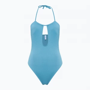 Obrázek produktu Dámské jednodílné plavky Calvin Klein KW0KW02725 Plunge - RP adriatic blue