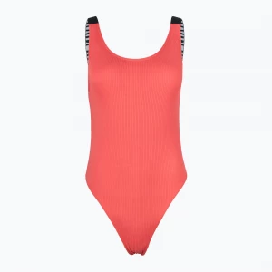 Obrázek produktu Dámské jednodílné plavky Calvin Klein KW0KW02754 Intense Power Rib Scoop Back One Piece-RP dazzling coral Červená