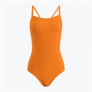 Obrázek produktu Dámské jednodílné plavky CLap Dvouvrstvé oranžové CLAP104