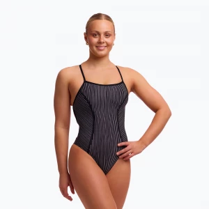 Obrázek produktu Dámské jednodílné plavky Funkita Bond Girl One pieces pin stripe šedá