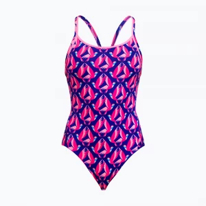 Obrázek produktu Dámské jednodílné plavky Funkita Diamond Back One Piece Ho Hum Růžová